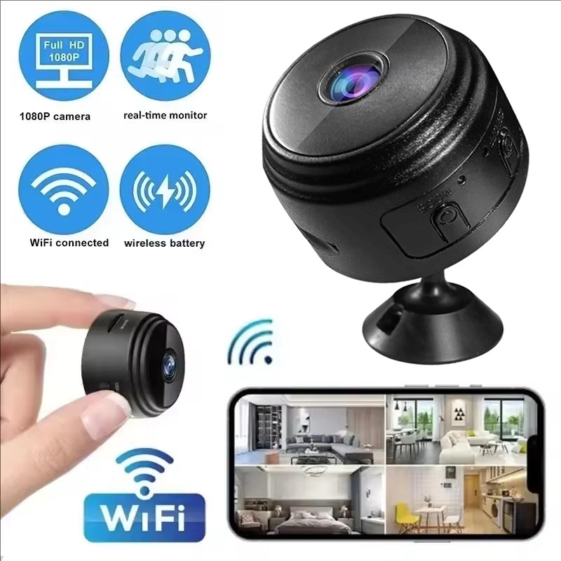 Home Cinema Wireless - A9 Mini Cameras 1080P WiFi Smart