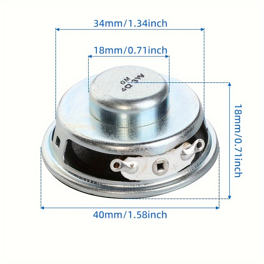 AUIN 2Pcs Mini 1.5 Inch Full F - đánh giá và giá Audio Home Cinema