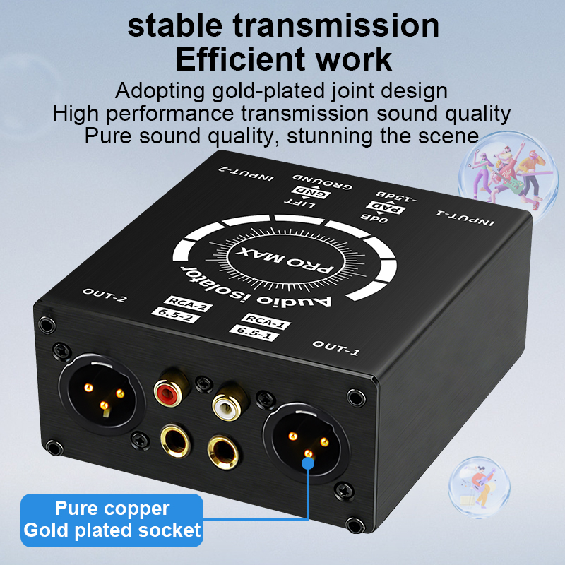 3Pin XLR/RCA/TS/TRS Ground Loo - đánh giá và giá Audio Home Cinema