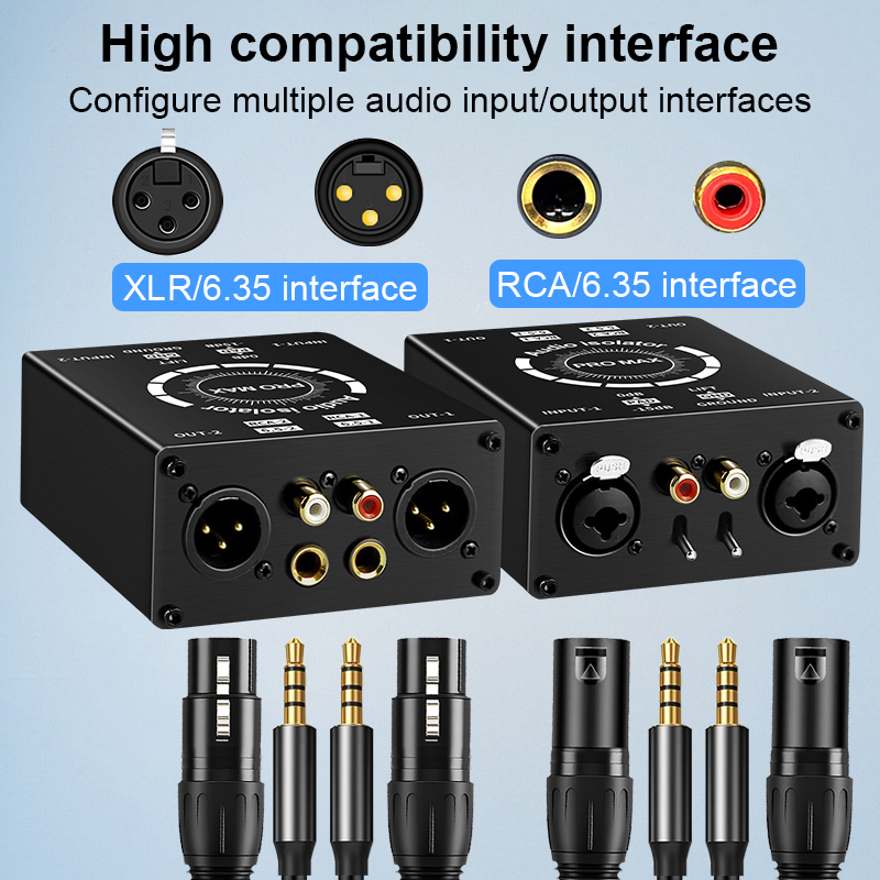 3Pin XLR/RCA/TS/TRS Ground Loo - đánh giá và giá Audio Home Cinema