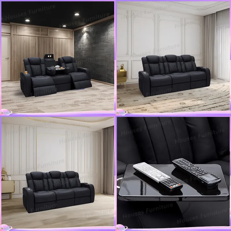 Leather Recliner Sofa Home The - đánh giá và giá Home Cinema Chairs